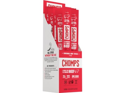 Chomps Original Beef Meat Stick, 1.15 oz., 24/Box (CO24)