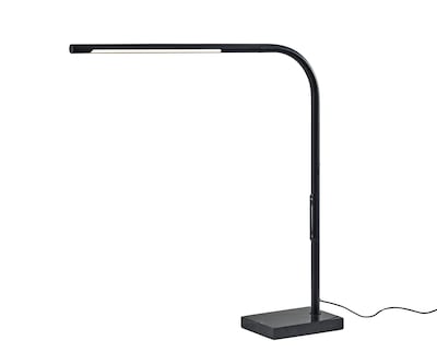 Adesso Cullen LED Desk Lamp, 24H, Black (4353-01)