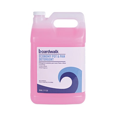 Boardwalk, Industrial Strength Pot and Pan Detergent, 1 gal Bottle, (BWK77128EA)