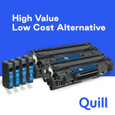 Quill Brand® Remanufactured Cyan Standard Yield Toner Cartridge Replacement for HP 650A (CE271A) (Li