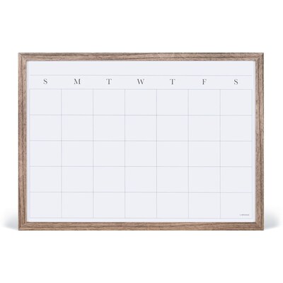 U Brands Combo Dry-Erase and Bulletin Boards with Calendar, MDF Frame, Less than 2 x 2 (4835U00-01