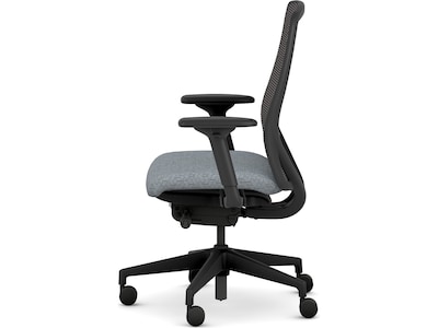 HON Nucleus Fabric/Mesh Swivel Task Chair, Basalt/Black (HNR1KD.Y2.STC.A.H.IM.APX25.BL.SB.T)