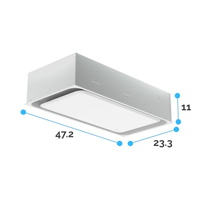 Fellowes Array AR1 UVC UV Light Ceiling Mounted Air Purifier, 1-Speed, White (5889501)