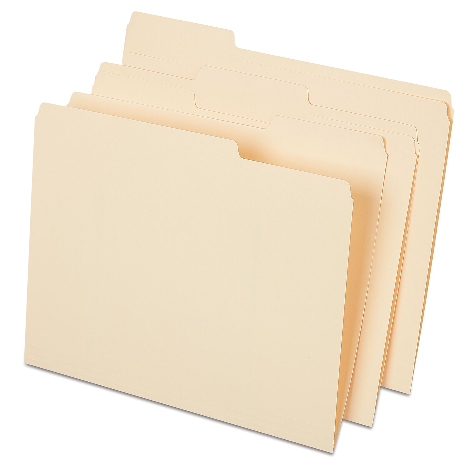 Staples File Folder, 1/3-Cut Tab, Letter Size, Manila, 50/Pack (ST541077-CC)