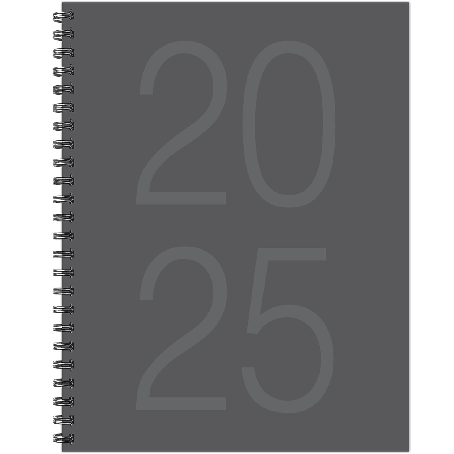 2025 Willow Creek Charcoal Gray 8.5 x 11 Weekly & Monthly Planner Cover (48900)