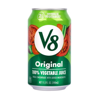 V8 Original Vegetable Juice, 11.5 oz, 24/Pack (900-00092)