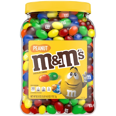Save on M&M's Peanut Chocolate Candies Filled Candy Cane Holiday Order  Online Delivery