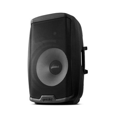 Gemini 2000 Watt 15" LED Bluetooth Loudspeaker, Black (AS-2115-BT-LT-PK)