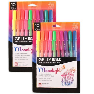 Sakura Moonlight, Liquid Ink, Assorted Ink, 10/Bundle (SAK38176-2)