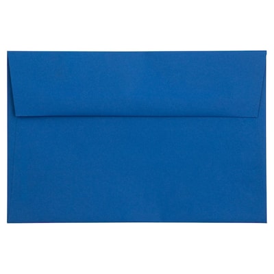 JAM Paper A9 Invitation Envelope 5 3/4 x 8 3/4, Presidential Blue, 25/Pack (563916910)