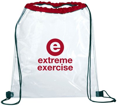 Rally Clear Drawstring Bag