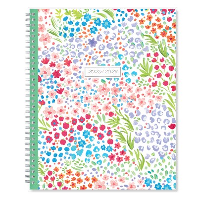 2025-2026 Blue Sky Ditsy Dapple 8.5 x 11 Academic Year Weekly & Monthly Planner, Plastic Cover, Mu