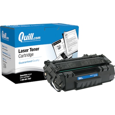 Quill Brand Remanufactured Black Extended Yield Toner Cartridge Replacement for HP 49X (Q5949X) (Lif