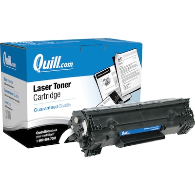 Quill Brand Remanufactured Black Extended Yield Toner Cartridge Replacement for HP 36A (CB436A) (Lif