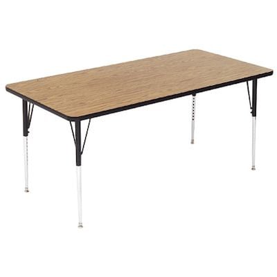 Oak 36x60 Rectangular Activity Table