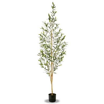 Forever Leaf 84 Artifical Olive Tree in Black Pot (FEV-OLI84)