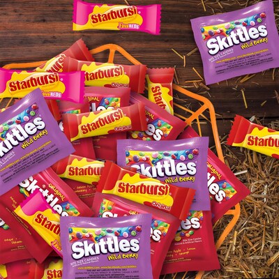 Skittles & Starburst Fun-Size Variety Pack, 104.4 oz. (220-00768)