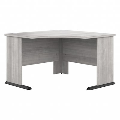 Bush Business Furniture Studio A 48"W Corner Computer Desk, Platinum Gray (SDD148PG)