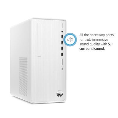 HP Pavilion TP01-3006 Desktop Computer, Intel Core i7-12700, 12GB Memory,  256GB SSD (577M8AA#ABA)