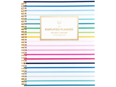 2023-2024 AT-A-GLANCE by Emily Ley 8.5 x 11 Academic Weekly/Monthly Planner, Multicolor (EL10-905A-24)
