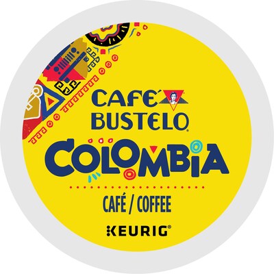 Cafe Bustelo 100 Colombian Coffee Keurig K Cup Pods Medium Roast 24 Box 6107 Quill