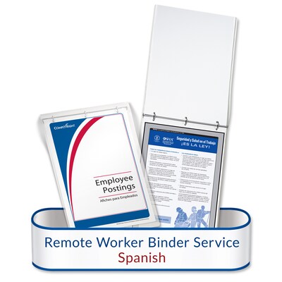 ComplyRight Federal and State Remote Worker Binder 1-Year Labor Law Service, Wisconsin, Spanish (U1200CRWWIESP)