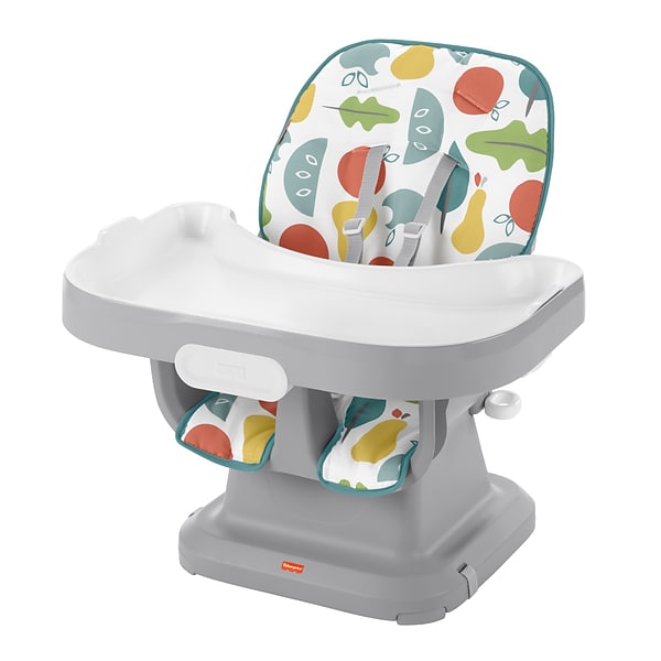 Fisher-Price SpaceSaver Simple Clean High Chair, Green (GVG198) | Quill.com