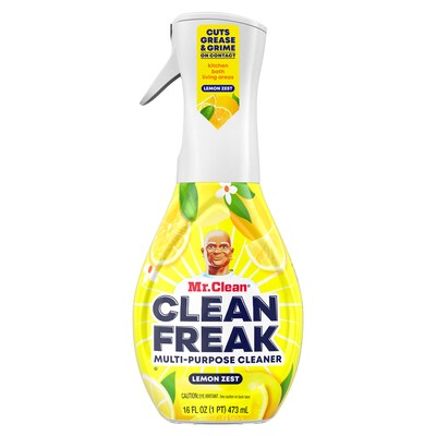 Mr. Clean Clean Freak Starter Kit Multi-Surface Mist, Lemon Zest 16 oz. (79129)