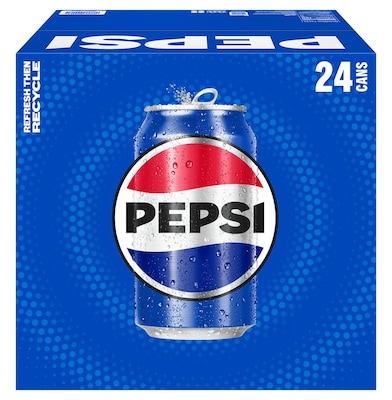 Pepsi Soda, 12 oz., 24 Cans/Carton (5000)