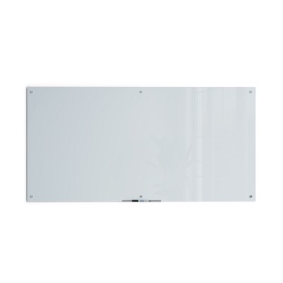 U Brands Glass Dry-Erase Whiteboard, 6 x 3 (00123AANNN)