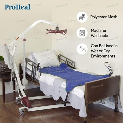 ProHeal Universal Full Body Mesh Lift Sling, Medium, 53" x 40", Polyester (ProHeal-30110)