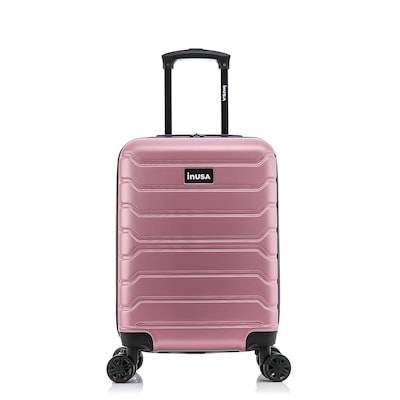 InUSA Trend 20.5" Hardside Carry-On Suitcase, 4-Wheeled Spinner, Rose Gold (IUTRE00S-ROS)