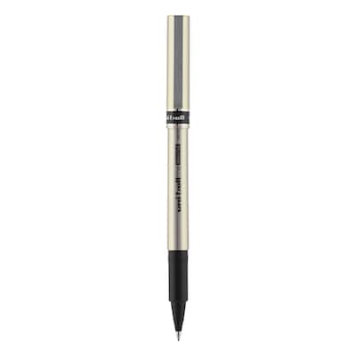 uniball Deluxe Rollerball Pens, Fine Point, 0.7mm, Black Ink (60052)