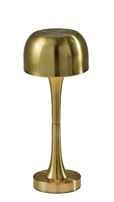 Adesso Jimmy LED Table Lamp, Antique Brass (2602-21)