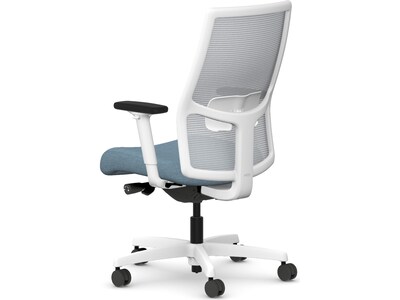 HON Ignition 2.0 Fabric/Mesh Swivel Task Chair, Carolina/Designer White (HIWMMKD.Y2.A.H.IF.HAML21.DW.SB.DWX)
