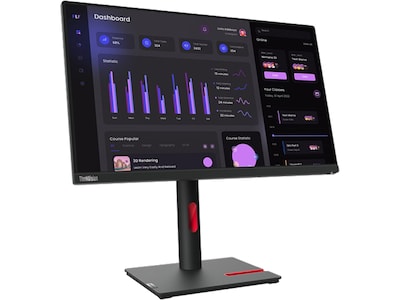 Lenovo ThinkVision T24i-30 23.8 60 Hz LED Monitor, Black (63CFMAR1US)