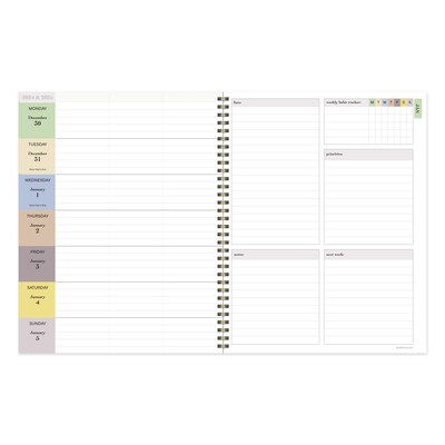 2025 TF Publishing 9" x 11"  Daphne Print Large Weekly Monthly Planner (25-9706)