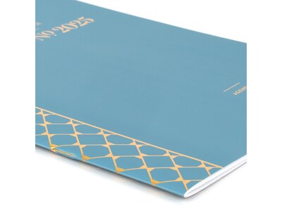 2025 Cambridge WorkStyle 8.5 x 11 Monthly Planner, Paper Cover, Seaside Blue (1606-091-12-25)