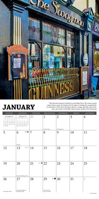 2025 Willow Creek Irish Pubs 12" x 12" Monthly Wall Calendar (43516)