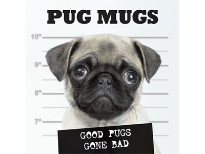 Pug Mugs, Chapter Book, Hardcover (4395)
