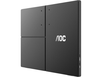 AOC 15.6" 60 Hz LCD Portable Monitor, Black (16T3E)