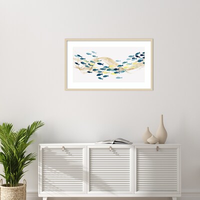 Amanti Art Under Water Sea Life by Isabelle Z Wood Framed Wall Art Print, 41" x 24" (A42675536683)