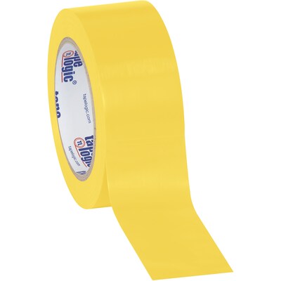 Tape Logic 2" x 36 yds. Solid Vinyl Safety Tape, Yellow, 3/Pack (T92363PKY)