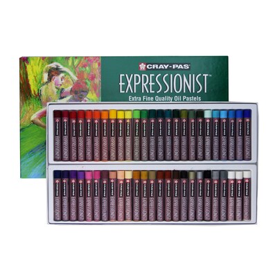 Sakura Cray-Pas Expressionist Oil Pastel Chalk, Assorted Colors, 50/Set (SAKXLP50)