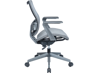 RAYNOR GROUP Sharper Image Ergonomic Mesh Swivel Task Chair, Gray (SI-100-GRY)