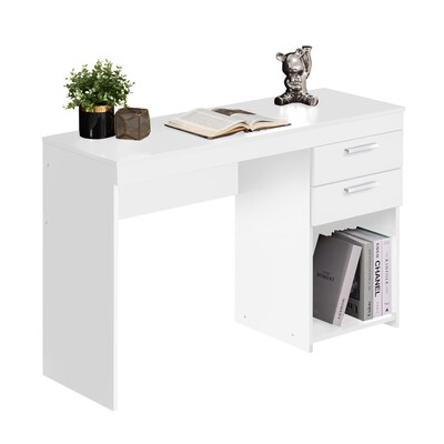 Techni Mobili 48" Writing Desk, White (RTA-913D-WHT)