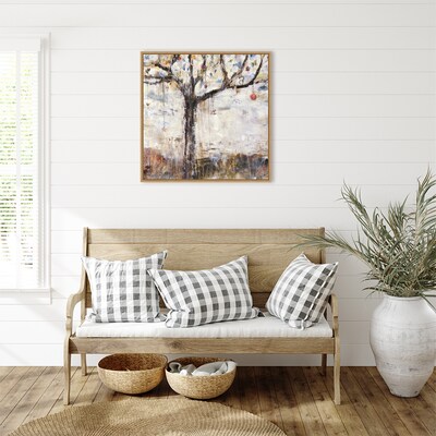 Amanti Art The Charming Tree by Jodi Maas Framed Canvas Wall Art Print, 30" x 30" (A42678027461)