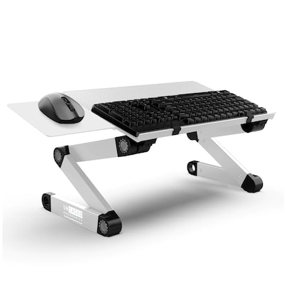 Uncaged Ergonomics WorkEZ Adjustable Keyboard Tray, Silver (WEKTS)