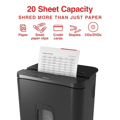 Staples 20-Sheet Micro-Cut Multi-Media Shredder (ST62155)