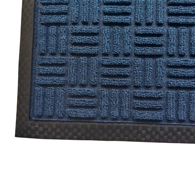 Floortex Doortex Ribmat Indoor / Outdoor Entrance Mat, 60 x 36, Blue (NREMFLLV0108)